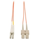 Tripp Lite 15M Duplex Multimode 62.5/125 Fiber Optic Patch Cable LC/SC 50' 50ft 15 Meter