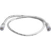 Monoprice 2FT 24AWG Cat6 550MHz UTP Ethernet Bare Copper Network Cable - White