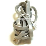 Monoprice Phone cable, RJ12 (6P6C), Straight - 7ft for Data