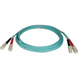 Tripp Lite 5M 10Gb Duplex Multimode 50/125 OM3 LSZH Fiber Optic Patch Cable SC/SC Aqua 16' 16ft 5 Meter