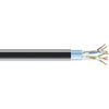 Black Box CAT5e 350-MHz Solid Bulk Cable F/UTP CMR PVC BK 1000FT Spool