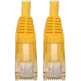 Tripp Lite Cat6 GbE Gigabit Ethernet Snagless Molded Patch Cable UTP Yellow RJ45 M/M 6in 6"