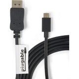 Plugable USB C to DisplayPort Adapter - 6ft (1.8m)