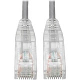 Tripp Lite Cat6 UTP Patch Cable (RJ45) - M/M, Gigabit, Snagless, Molded, Slim, Gray, 6 ft.