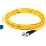 AddOn 125m ALC (Male) to ST (Male) Yellow OS2 Duplex Fiber OFNR (Riser-Rated) Patch Cable