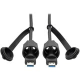 Tripp Lite USB-A Cable SuperSpeed USB 3.0/3.1 Industrial Shielded M/M 10ft