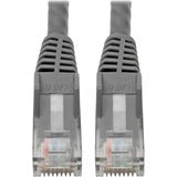 Tripp Lite Cat6 GbE Snagless Molded Patch Cable UTP Gray RJ45 M/M 6in 6"