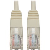 Tripp Lite Cat5e 350 MHz Molded UTP Patch Cable (RJ45 M/M), White, 15 ft.