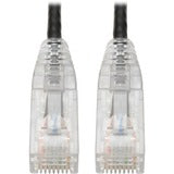 Tripp Lite Cat6 UTP Patch Cable (RJ45) - M/M, Gigabit, Snagless, Molded, Slim, Black, 6 ft.