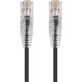 Monoprice SlimRun Cat6 28AWG UTP Ethernet Network Cable, 7ft Black
