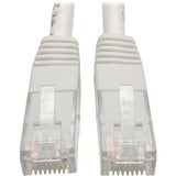 Tripp Lite Cat6 Cat5e Gigabit Molded Patch Cable RJ45 M/M 550MHz White 6ft