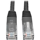 Tripp Lite Cat6 Cat5e Gigabit Molded Patch Cable RJ45 M/M 550MHz Black 35ft