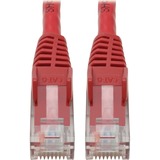 Tripp Lite Cat6 GbE Snagless Molded Patch Cable UTP Red RJ45 M/M 4ft 4'