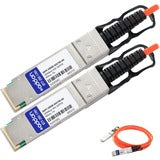 AddOn MSA and TAA Compliant 100GBase-AOC QSFP28 to QSFP28 Direct Attach Cable (850nm, MMF, 7m)