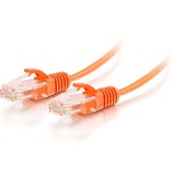 C2G 5ft Cat6 Ethernet Cable - Slim - Snagless Unshielded (UTP) - Orange