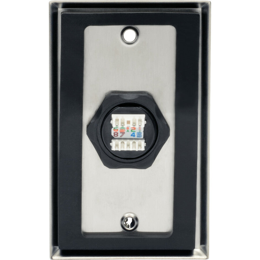 Tripp Lite Keystone Jack Cat6 Cat5e RJ45 110 Punch Down Shielded Industrial