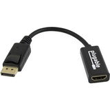 Plugable DisplayPort to HDMI Passive Adapter - Supports Windows and Linux