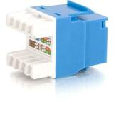 C2G Cat5E RJ45 UTP Keystone Jack - Blue