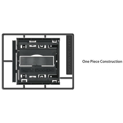 Icy Dock FLEX-FIT Duo MB343SPO Drive Bay Adapter for 5.25" Internal - Black