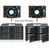 Icy Dock ToughArmor MB516SP-B Drive Enclosure for 5.25" - Serial ATA, Mini-SAS HD Host Interface Internal - Black