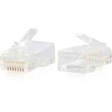 C2G RJ45 Cat6 Modular Plug for Round Solid/Stranded Cable - 50pk