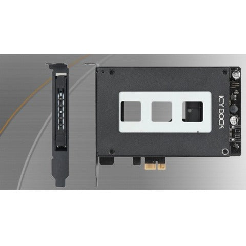 Icy Dock ToughArmor MB839SP-B Drive Slot Adapter - PCI Express 2.0 x1 Host Interface Internal - Black