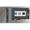 Icy Dock ToughArmor MB839SP-B Drive Slot Adapter - PCI Express 2.0 x1 Host Interface Internal - Black