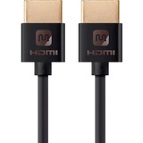 Monoprice Ultra Slim Series High Speed HDMI Cable, 6ft Black
