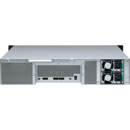 QNAP TL-R1200S-RP Drive Enclosure SATA/600 - Mini-SAS Host Interface - 2U Rack-mountable