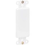 Tripp Lite Center Plate Insert, Decora Style - Vertical, Blank