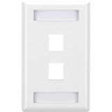 Black Box GigaStation2 2 Socket Network Faceplate