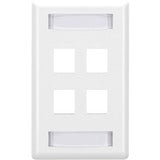 Black Box GigaStation2 4 Socket Network Faceplate