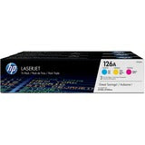 HP 126A (CF341A) Original Toner Cartridge - Tri-pack