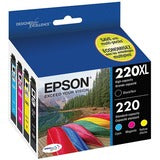 Epson DURABrite Ultra 220XL Ink Cartridge - Combo Pack - Yellow, Cyan, Magenta, Black