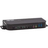 Tripp Lite HDMI USB KVM Switch 2-Port 4K 60Hz HDR HDCP 2.2 IR USB Cables