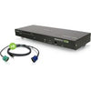 IOGEAR 8-Port USB PS/2 Combo VGA KVM Switch with USB KVM Cables
