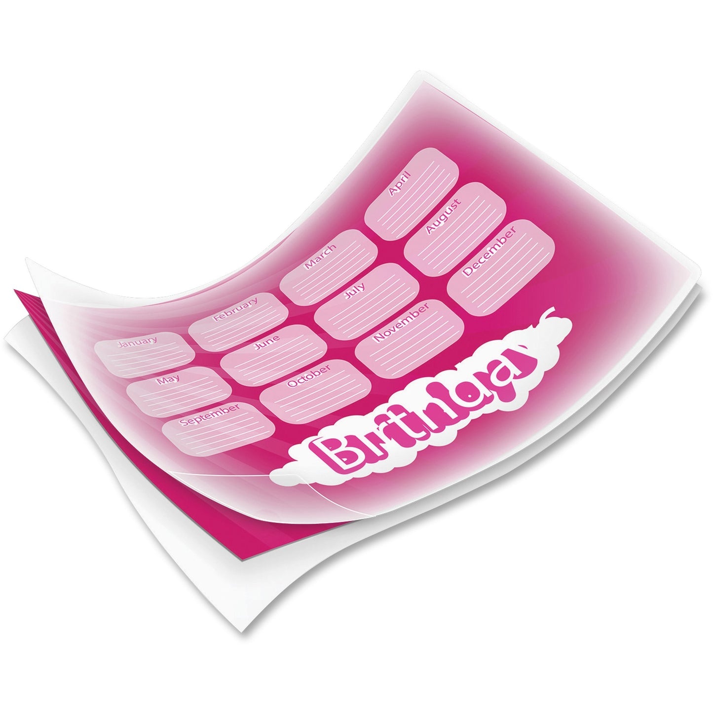 Fellowes Glossy Pouches - Letter, 10 mil, 50 pack