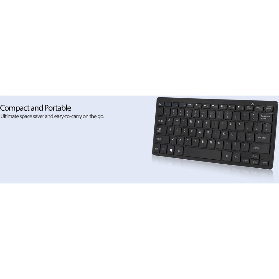 Adesso Bluetooth Wireless SlimTouch Mini Keyboard