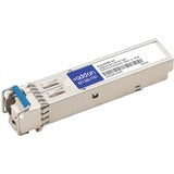 AddOn Huawei 02310WRR (CSFP-GE-FE-BIDI2) Compatible TAA Compliant 1000Base-BX 2-Channel SFP Transceiver (SMF, 1490nmTx/1310nmRx, 20km, LC, DOM)