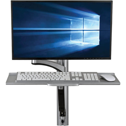 Tripp Lite Wall-Mount for Sit-Stand Desktop Workstation Standing Desk w/ Thin Client Mount