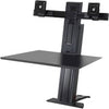 Ergotron WorkFit Desk Mount for Monitor, Keyboard - Black