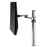 Atdec monitor desk mount, upgradeable - Flat and curved monitors up to 32in - VESA 75x75, 100x100