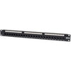 Tripp Lite 24-Port Cat5e Cat5 Feedthrough Patch Panel Rackmount 1URM RJ45 Ethernet TAA