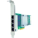 Axiom 10/100/1000Mbs Quad Port RJ45 PCIe x4 NIC Card for IBM - 90Y9352
