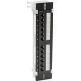 Tripp Lite Cat6 Wall-Mount PoE Patch Panel 12-Port 110/Krone 568A/B RJ45