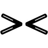 Peerless-AV ACSBR1 Mounting Bracket for Flat Panel Display, Sound Bar Speaker - Black