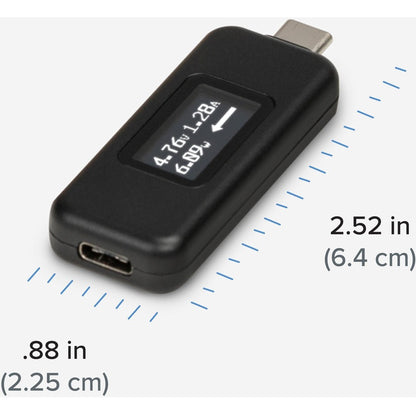 Plugable USB C Power Meter Tester for Monitoring USB-C Connections