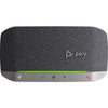 Poly Sync 20 Portable Speakerphone for Microsoft Teams, USB-C, Bluetooth for Smartphone, Microphone, Battery Black, Silver