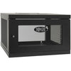 Tripp Lite 6U Wall Mount Rack Enclosure Cabinet Knock Down w/Doors & Sides