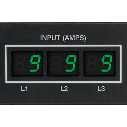 Tripp Lite PDU 3-Phase Metered 208/120V 5.7 Kw 36 C13; 6 C19; 6 5-15/20R 0U